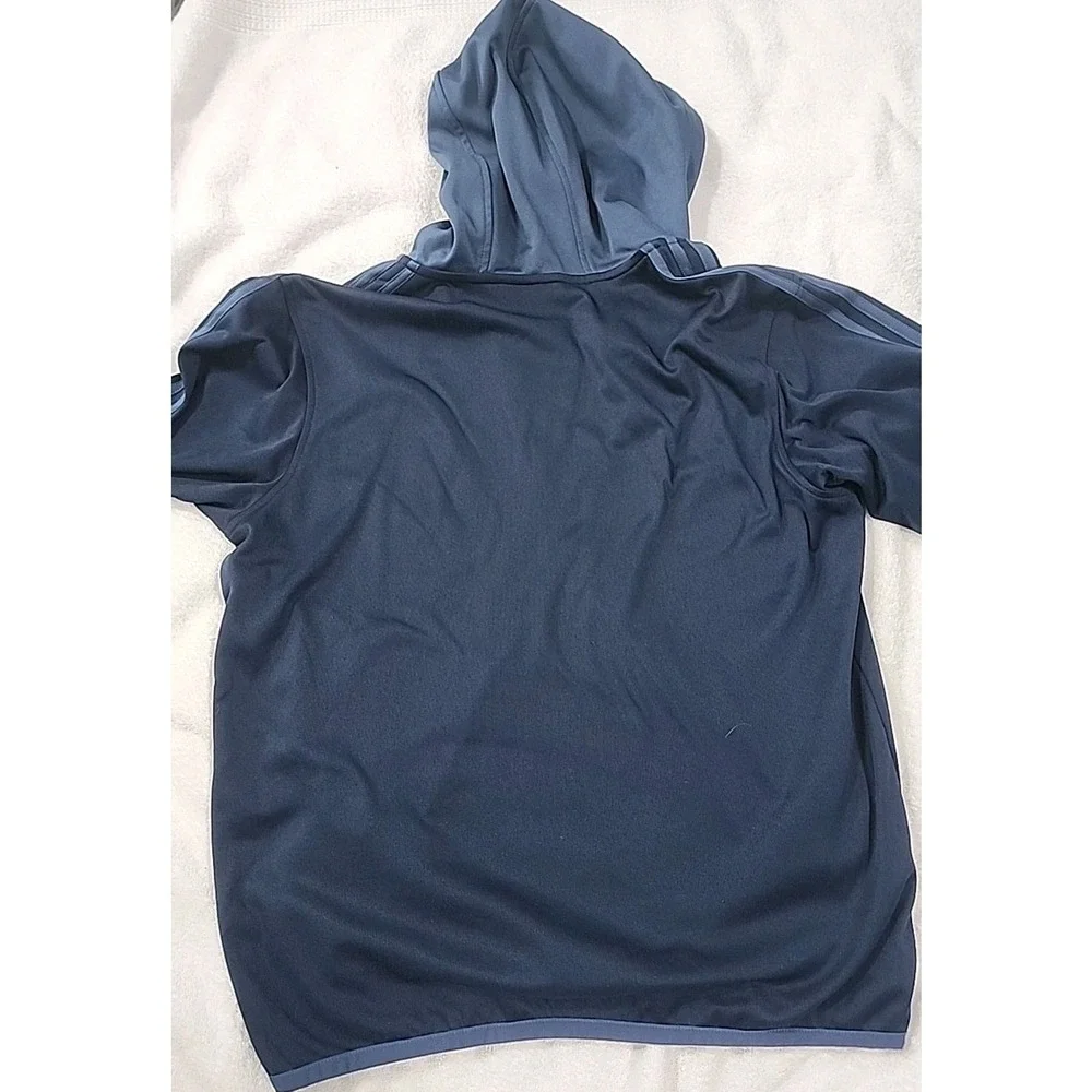 Adidas Mens Basketball Half Zip Hoodie Size Large
